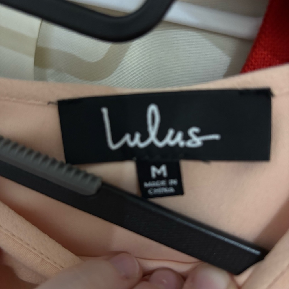 Lulu’s Tale to Tell Light Coral and Pink Embroidered Shift Dress - Picture 8 of 8